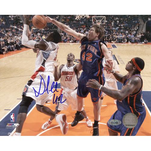 David Lee Blocking Gerald Wallace 8x10 Photo