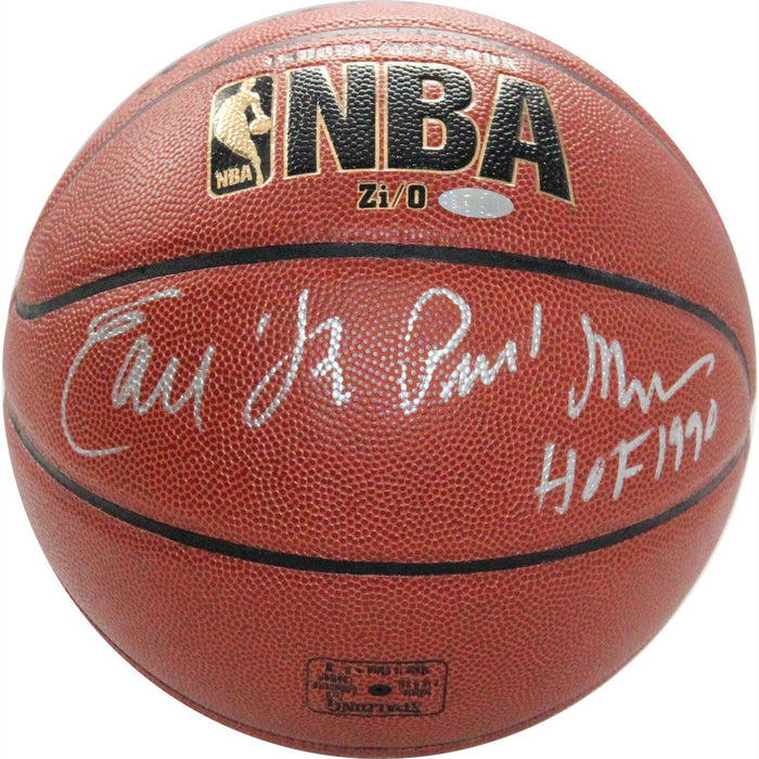 Earl Monroe Signed NBA Basketball Earl The Pearl Monroe HOF 1990 Insc.