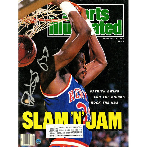 Patrick Ewing Signed 21389 Sports Illustrated Magazine