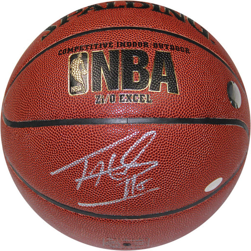 Tim Hardaway Signed NBA ZiO Basketball (Signed in Silver)