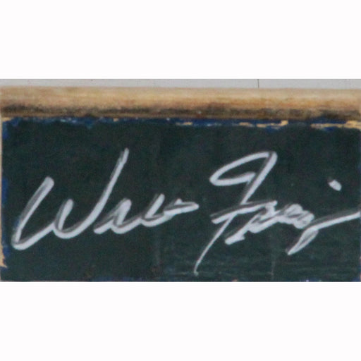 Walt Frazier Signed MSG 2x3 Court Piece