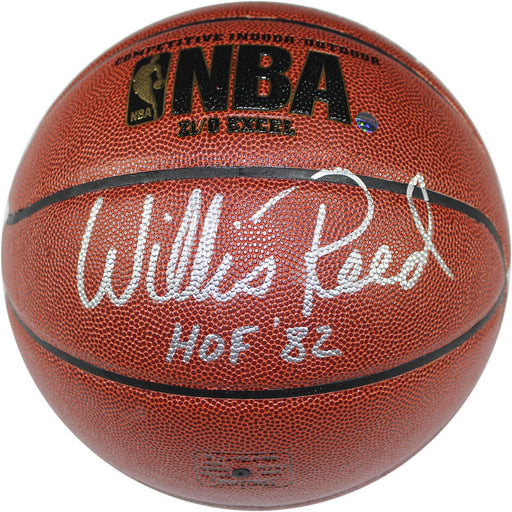 Willis Reed Signed NBA Basketball W HOF 1982 Insc.