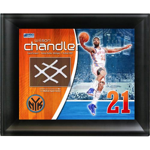 Wilson Chandler New York Knicks Game Used Net 11x14 Photo Collage