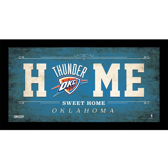 Oklahoma City Thunder 10x20 Home Sweet Home Sign