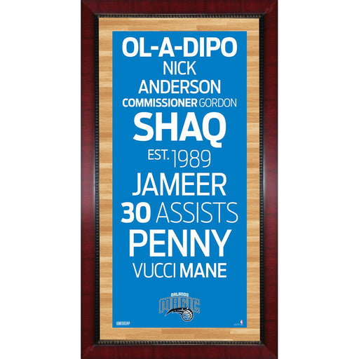 Orlando Magic Subway Sign Wall Art 16x32 Photo