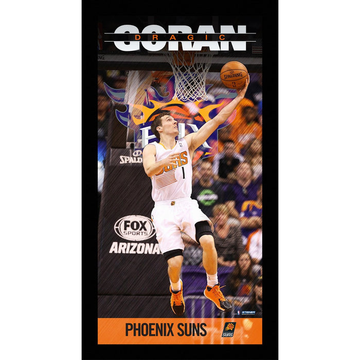 Goran Dragic Phoenix S Player Profile Wall Art 9.5x19 Framed Photo