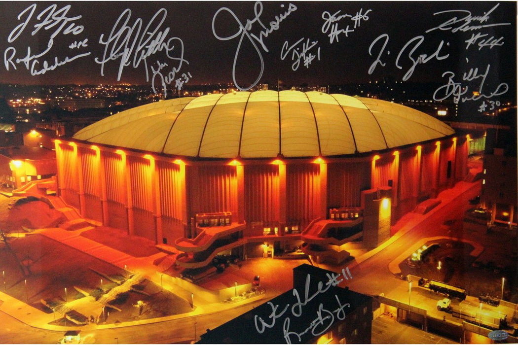 Syracuse Carrier Dome Multi Signed Horizontal 16x20 Photo (12 Sigs)