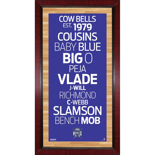 Sacramento Kings Subway Sign Wall Art 16x32 Photo