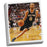 Tony Parker Drive To Basket Stretched 22x26 Canvas