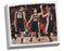 Tony Parker San Antonio Spurs Big Three High Five Stretched 32x40 Canvas