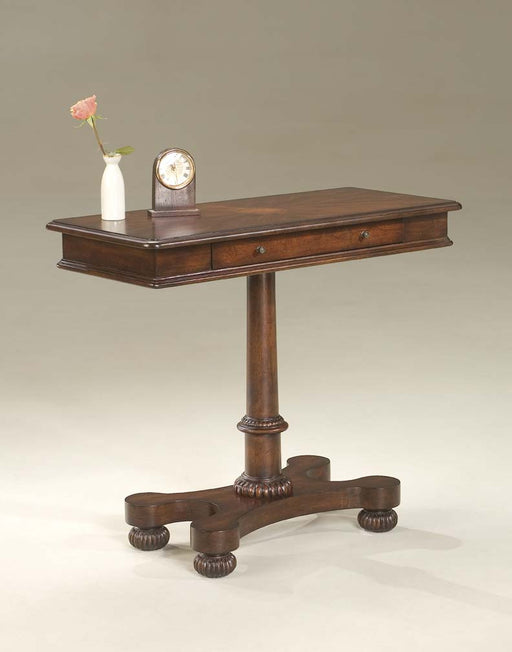 BUTLER 1676024 PEDESTAL CONSOLE TABLE - Plantation Cherry