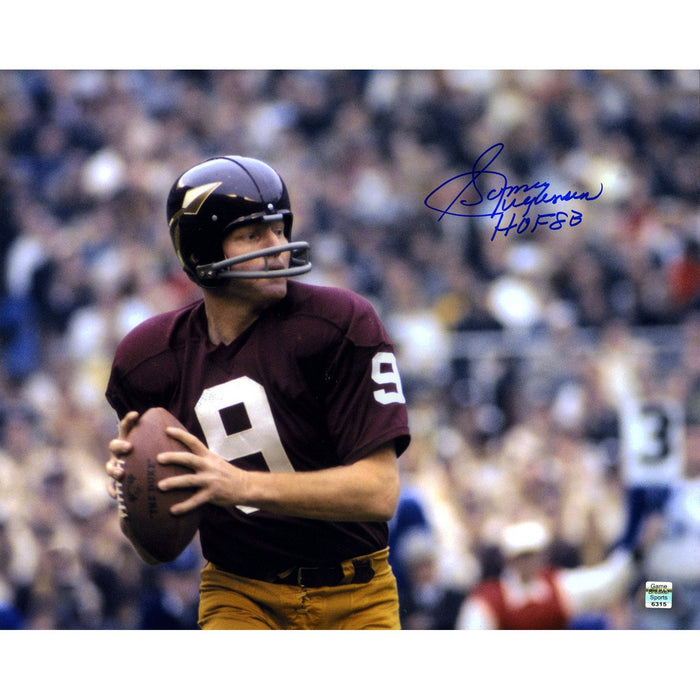 Sonny Jurgensen Close Up Signed 16x20 Photo w HOF 83 insc