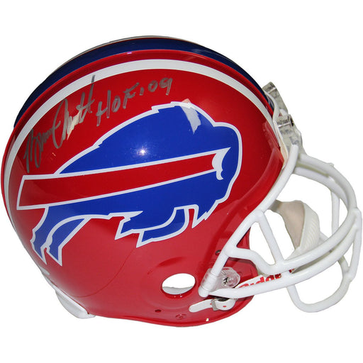 Bruce Smith Signed Authentic Red Bills Helmet w HOF insc