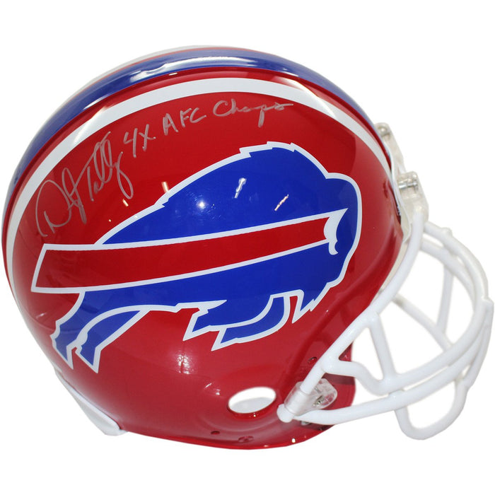 Darryl Talley Buffalo Bills Authentic Helmet w4X AFC Champ Insc.