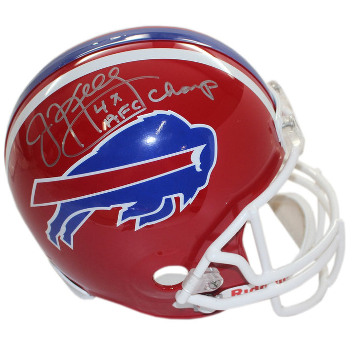 Jim Kelly Buffalo Bills Replica Helmet w4X AFC Champ Insc.