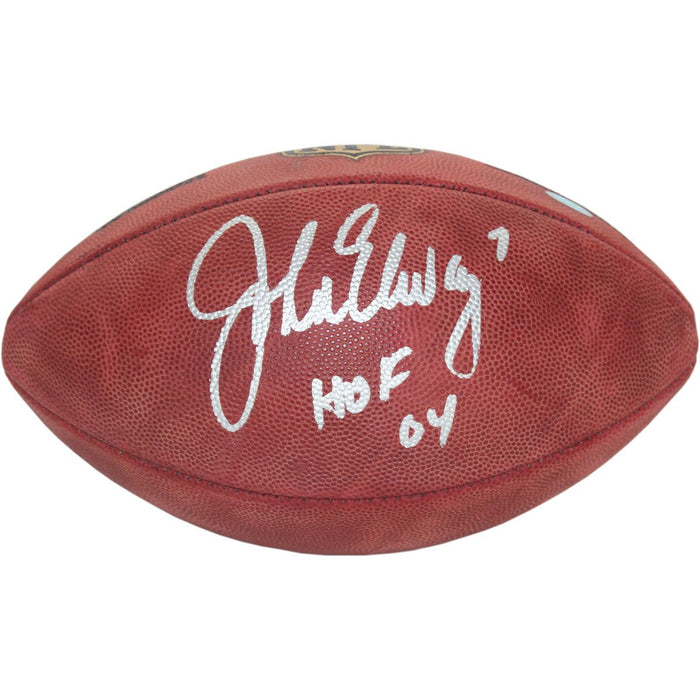 John Elway Signed NFL Duke Football w HOF Insc.