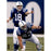 Peyton Manning Pointing at Line Blue Jersey 8x10 (PF)