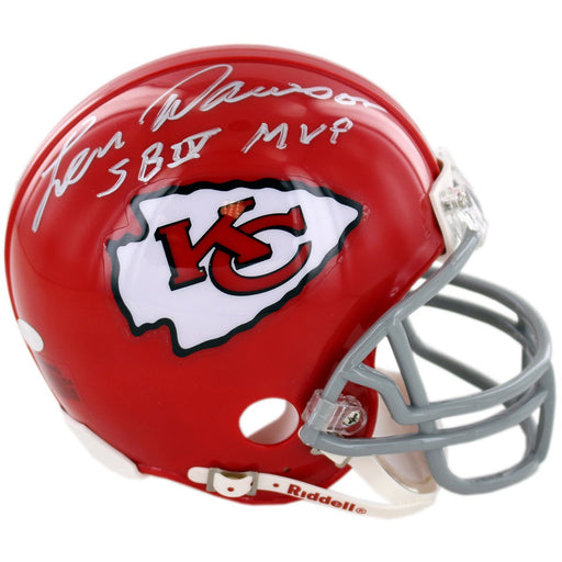 Len Dawson Chiefs Replica Mini Helmet w SB IV MVP Insc.