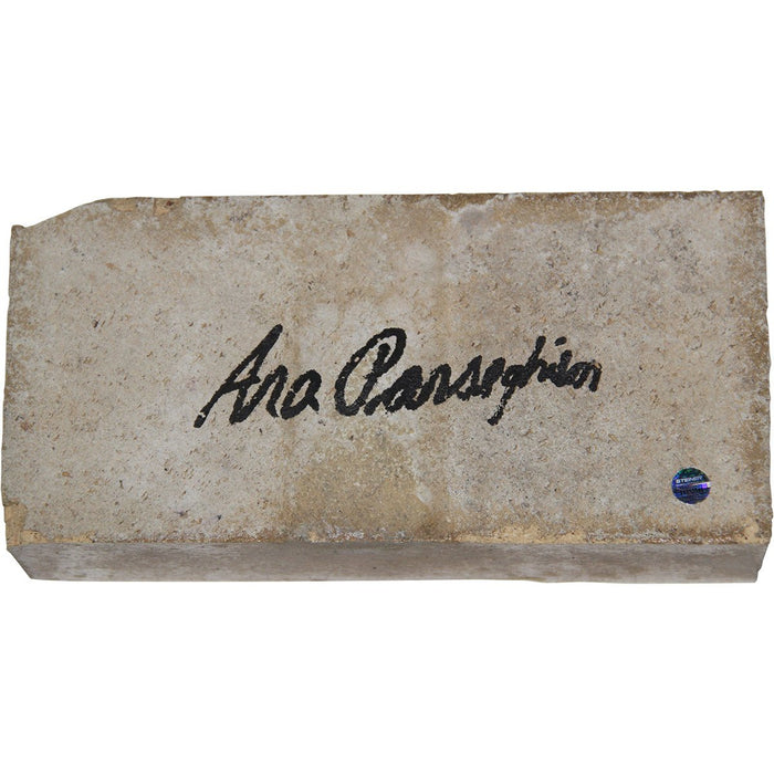 Ara Parseghian Signed Notre Dame Brick