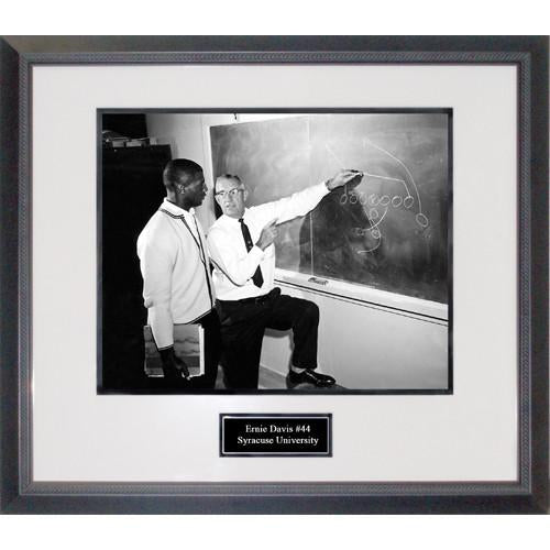 Ernie Davis Going over Play Framed 16x20 Photograph