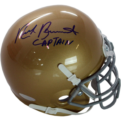 Nick Buoniconti Signed Notre Dame Mini Helmet w Captain Insc