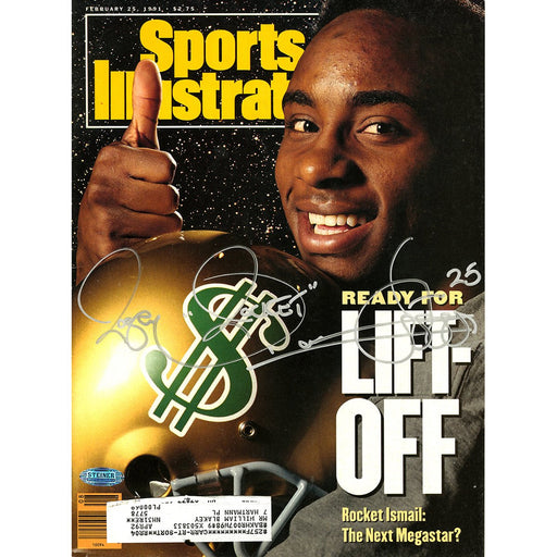 Rocket Ismail Signed 2251991 Sports Illustrated Magazine (Signed in Silver)