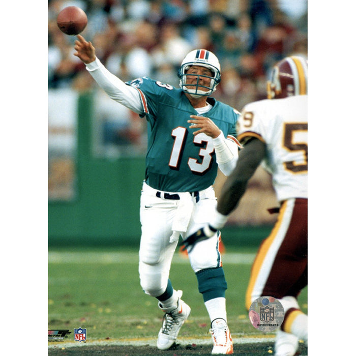 Dan Marino Passing vs. Redskins 8x10 (PF)