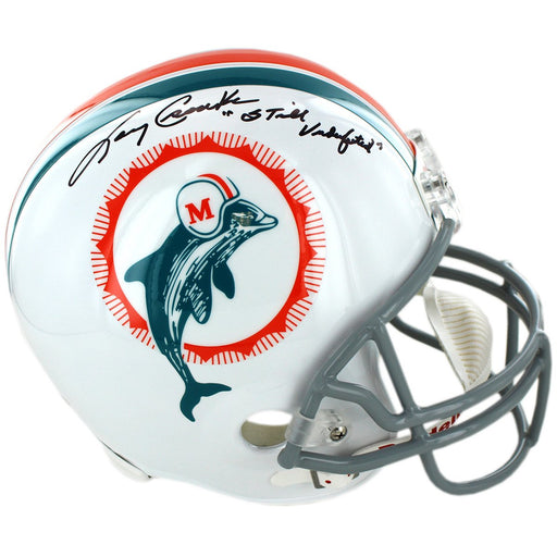 Larry Csonka Miami Dolphins 1972 Model Authentic Helmet w Still Undefeated Insc