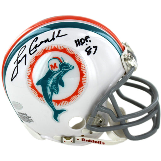 Larry Csonka Miami Dolphins 1972 Model Replica Mini Helmet w HOF 87 Insc