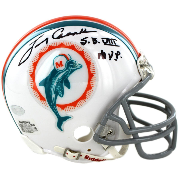 Larry Csonka Miami Dolphins 1972 Model Replica Mini Helmet wSB VIII MVP Insc