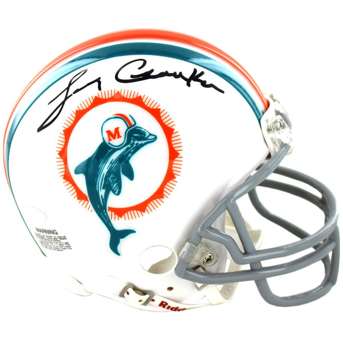 Larry Csonka Signed Miami Dolphins Replica Mini Helmet