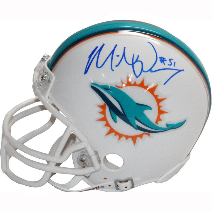 Michael Pouncey Signed Miami Dolphins Mini Helmet