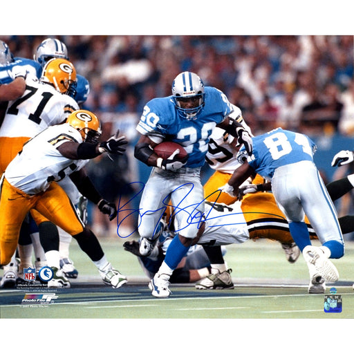 Barry Sanders Signed Running Horizontal 16x20 Photo