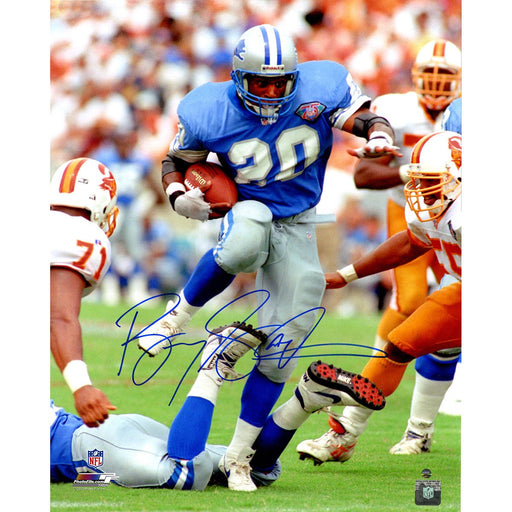 Barry Sanders Signed Running Vertical 16x20 Photo