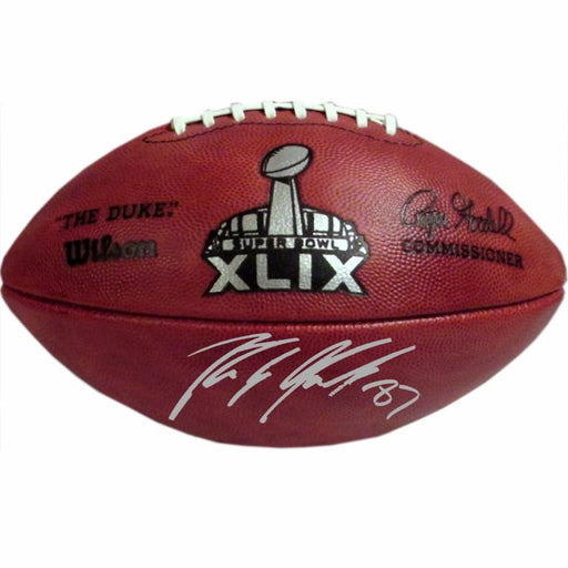 Rob Gronkowski Signed NFL Super Bowl XLIX Football