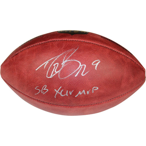 Drew Brees Signed NFL Football w SB XLIV MVP Insc.