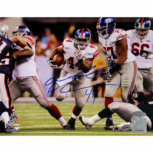 Ahmad Bradshaw Super Bowl XLVI Run 8x10 Photo Signed