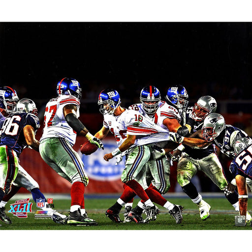 Eli Manning Scramble Metallic 20x24 Photo