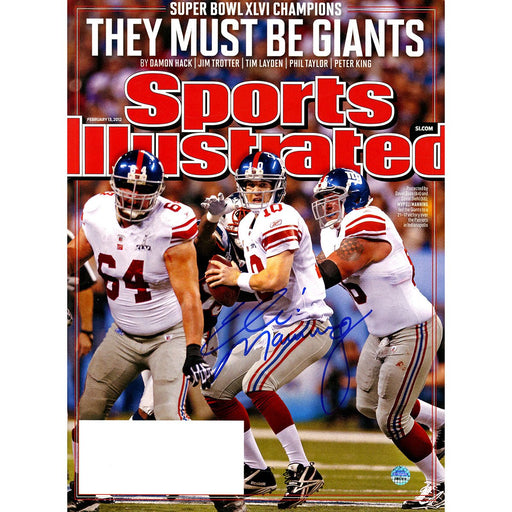 Eli Manning Signed February 13 Issue ?€“ They Must Be Giants Sports Illustrated