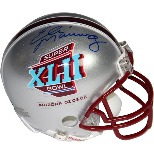 Eli Manning Signed Super Bowl 42 Mini-Helmet