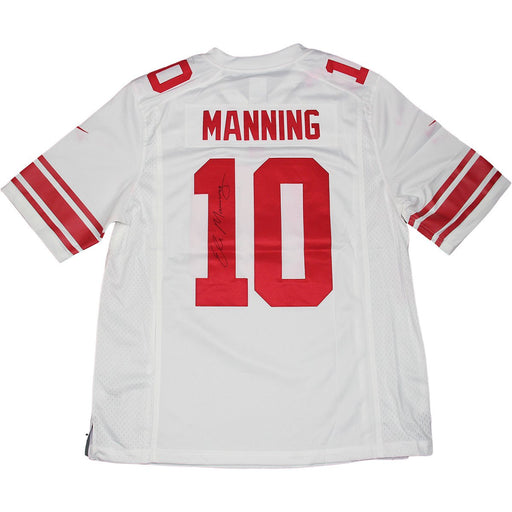 Eli Manning Signed White Giants Nike Limited On Field Jersey