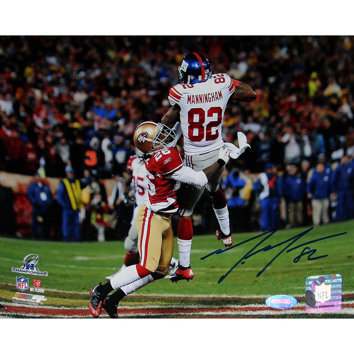 Mario Manningham NFC Championship Catch Horizontal 8x10 Photo