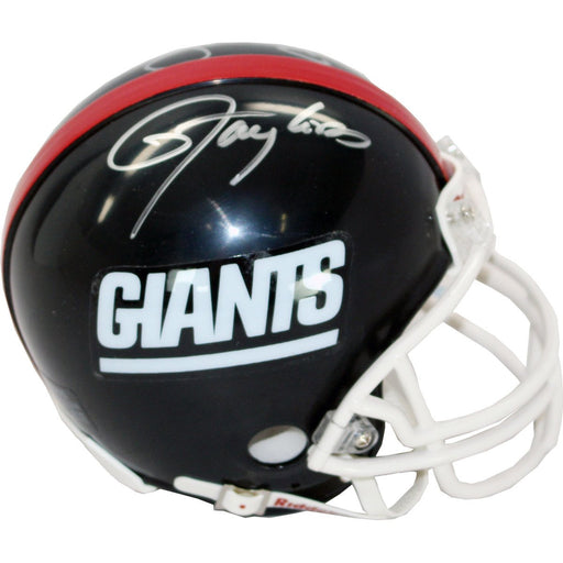 Mark BavaroLawrence TaylorBill Parcells Triple Signed Giants 80s Style Mini Helmet