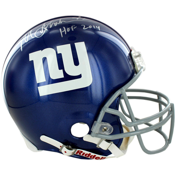 Michael Strahan Signed Giants Authentic Helmet w HOF Insc.