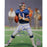 Phil Simms Passing Blue Jersey Vertical 8x10 Photo