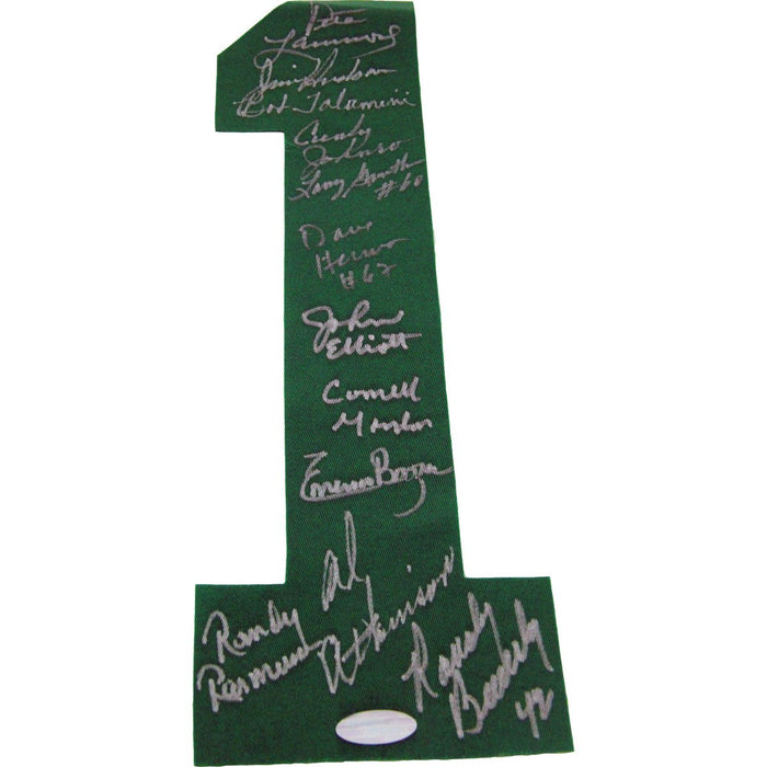 1969 New York Jets 26 Sig Team Signed Numbers