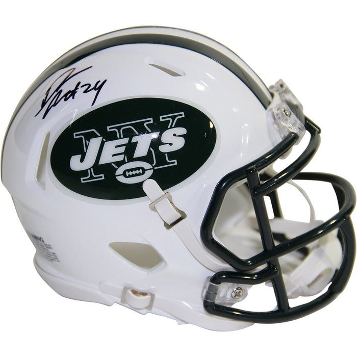 Darrelle Revis Signed Jets Speed Mini Helmet