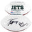 Darrelle Revis Signed White Panel Jets Logo Football with Revis Island Insc.