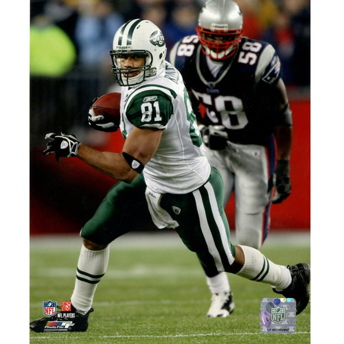 Dustin Keller Run after Catch vs Patriots 8x10 Photo