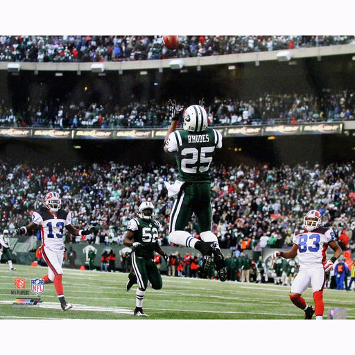 Kerry Rhodes Game Ending Pick vs Buffalo 16x20 Photo